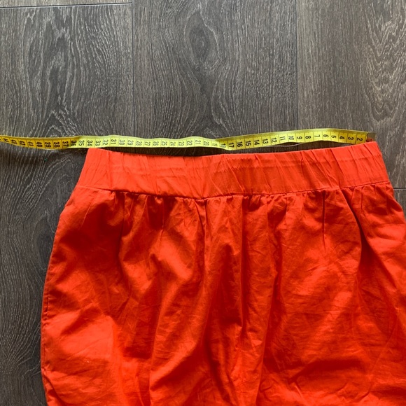 4US❣️COS orange midi skirt - Picture 3 of 6